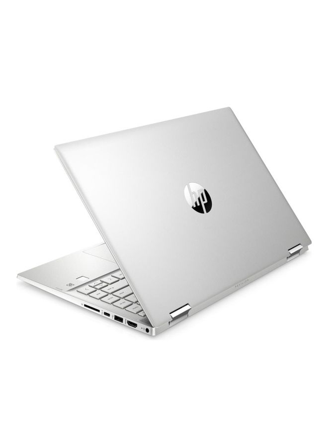 HP - Pavilion 14-DW1010WM X 360 Convertible  (Upgraded Version) Laptop With 14 Inch Full HD Display, 11th Gen Core i5-1135G7 Processor/8GB RAM/256GB SSD/Intel Iris XE Graphics/ English English Silver - Image 1