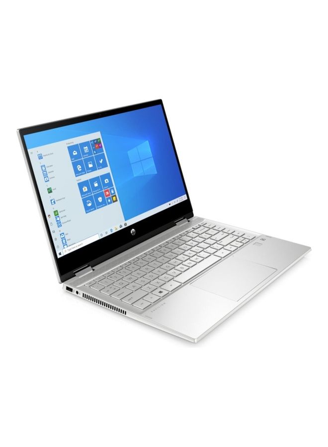 HP - Pavilion 14-DW1010WM X 360 Convertible  (Upgraded Version) Laptop With 14 Inch Full HD Display, 11th Gen Core i5-1135G7 Processor/8GB RAM/256GB SSD/Intel Iris XE Graphics/ English English Silver - Image 1