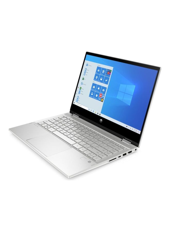 HP - Pavilion 14-DW1010WM X 360 Convertible  (Upgraded Version) Laptop With 14 Inch Full HD Display, 11th Gen Core i5-1135G7 Processor/8GB RAM/256GB SSD/Intel Iris XE Graphics/ English English Silver - Image 1