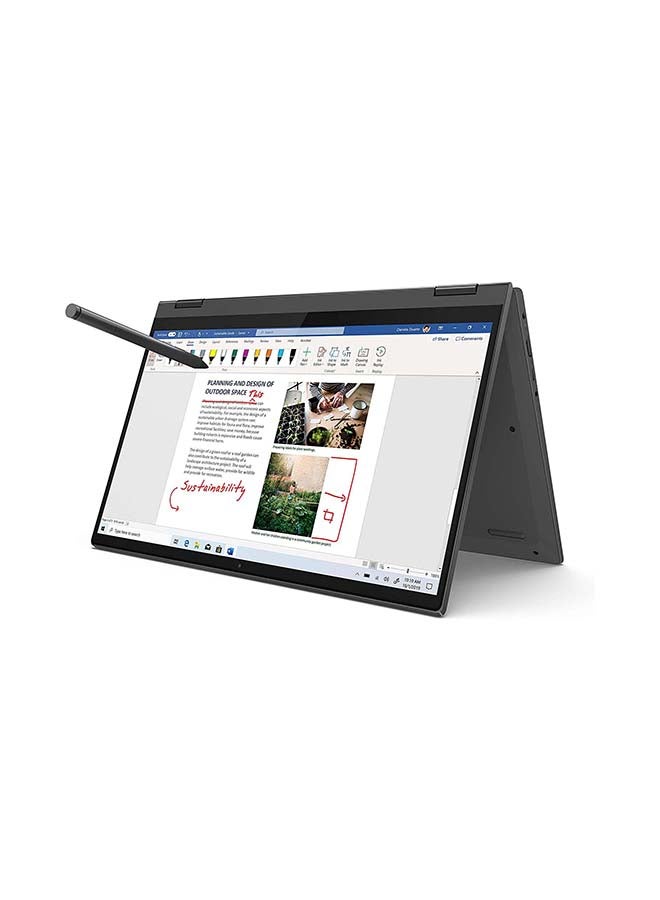 Lenovo - IdeaPad Flex 5 14ITL05 2-In-1 (Upgraded Version) Laptop With 14-Inch Touch Full HD Display, 11th Gen Core i7-1165G7 Processor/16GB RAM/512GB SSD/2GB NVIDIA GeForce MX450 Graphics/Windows 11 /International Version English/Arabic Graphite Grey - Image 1