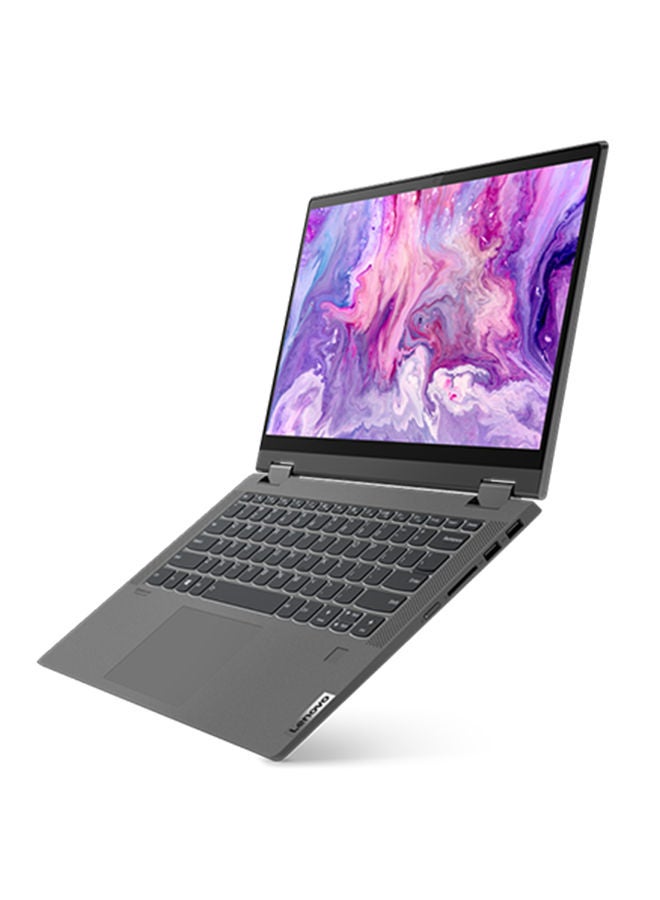 Lenovo - IdeaPad Flex 5 14ITL05 2-In-1 (Upgraded Version) Laptop With 14-Inch Touch Full HD Display, 11th Gen Core i7-1165G7 Processor/16GB RAM/512GB SSD/2GB NVIDIA GeForce MX450 Graphics/Windows 11 /International Version English/Arabic Graphite Grey - Image 1