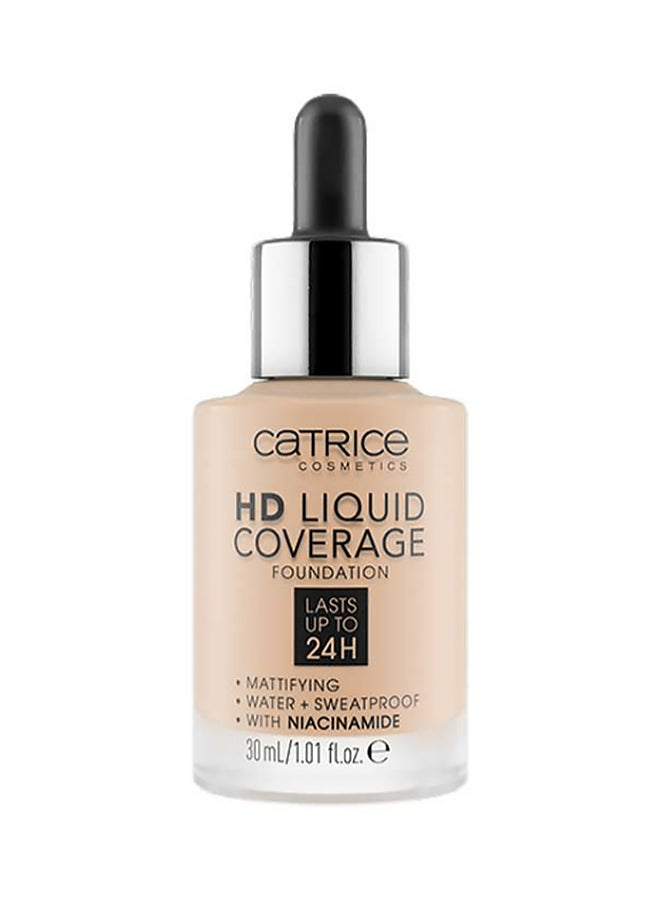 Catrice - Hd Liquid Coverage 010 Foundation 30 ml 010 Light Beige - Image 1