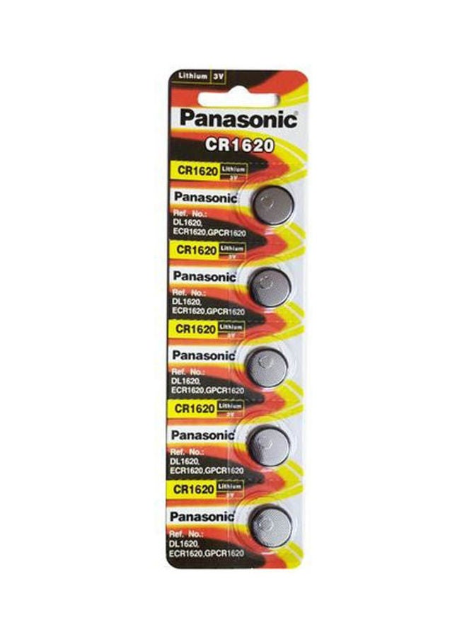Panasonic Lithium Battery - 5Pcs Silver