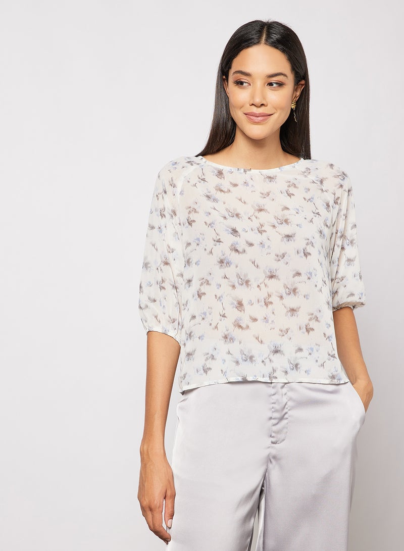 Aila Women's casual half sleeve Tops Multicolour  - Image 1