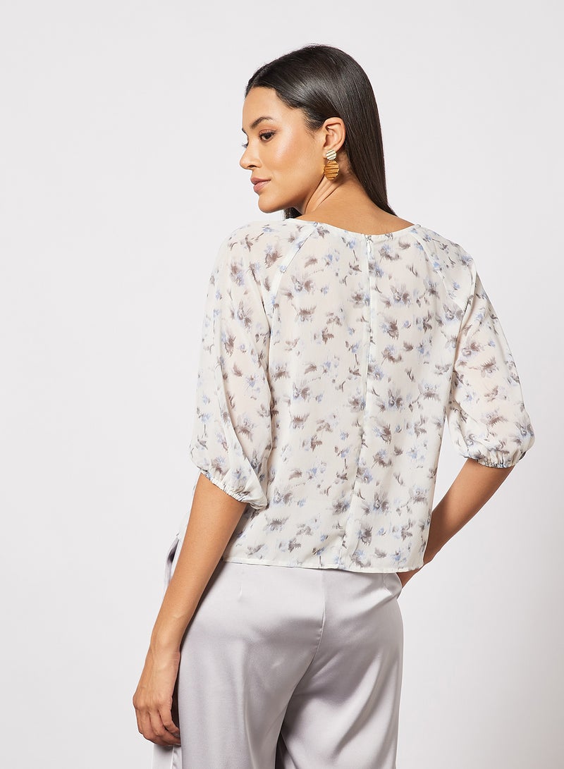 Aila Women's casual half sleeve Tops Multicolour  - Image 2