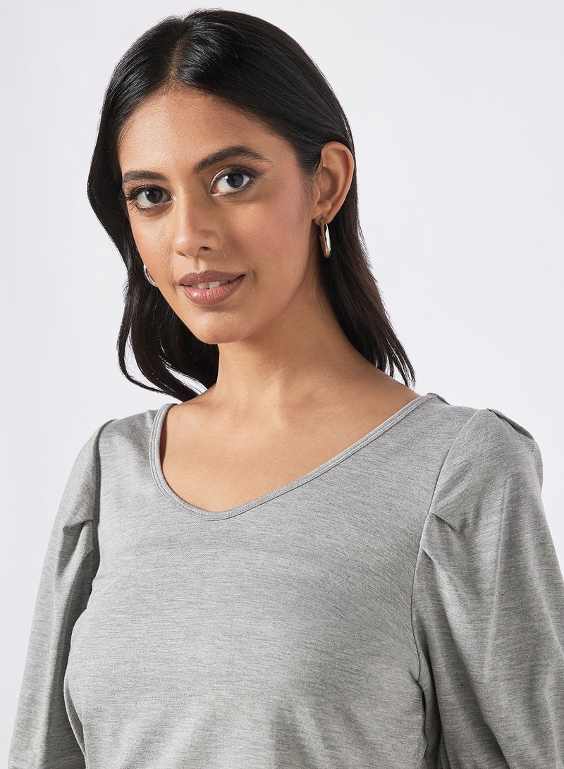 Aila Fashionable Trendy Top Grey  - Image 4