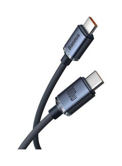 بيسوس كابل 100 وات 4 أقدام USB C إلى USB C شحن سريع كابل من النايلون المضفر من النوع C لهاتف iPhone 15 Pro/iPhone 15 Pro Max/iPhone 15 Plus/iPad Air/iPad Pro/MacBook Pro Samsung Galaxy S23/Huawei/Xiaomi وغيرها الكثير  - Image 2