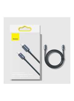 100W 4ft USB C To USB C Cable Fast Charge Nylon Braided Type-C Cable for iPhone 15 Pro/iPhone 15 Pro Max/iPhone 15 Plus/iPad Air/iPad Pro/MacBook Pro Samsung Galaxy S23/Huawei/Xiaomi And Many More Dark Grey - v1649059534/N53061501A_8