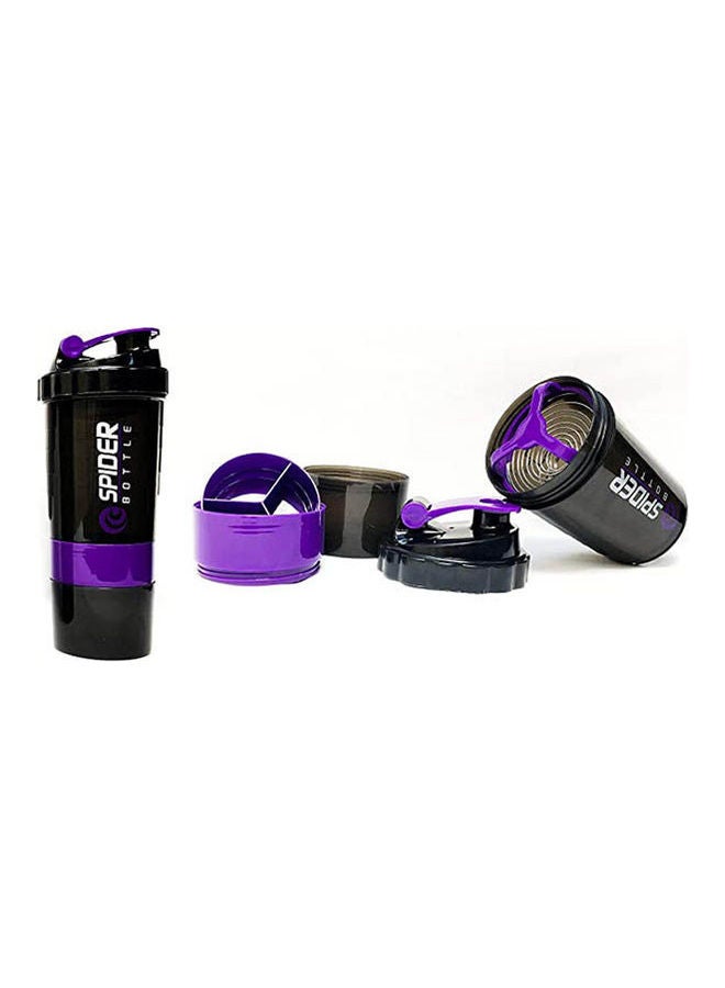 SPIDER BOTTLE - Protein Shaker From Spider Bottle Black/Purple 500ml - Image 1