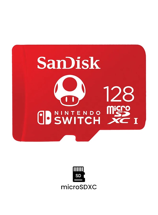 Sandisk - MicroSDXC UHS-I card for Nintendo Switch - 100MB/s Read; 90MB/s Write 128 GB SDSQXAO-128G-GN3ZN 128 GB - Image 1