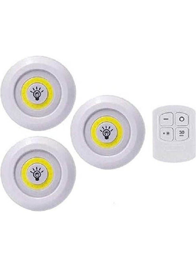 Led Lights With Remote Emergency And Decoration 3 Pieces White