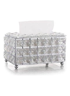 Tissue Case Storage Box Shinning Crystal Paper Container Multicolour