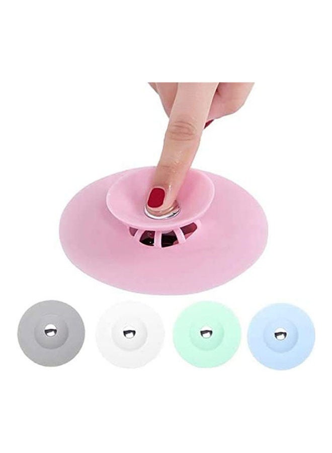 Generic Bathtub Drain Tub Stopper, Silicone Bath Tub Drain Plug Cover And Strainers Multicolour 1.37x3.71cm  - Image 1