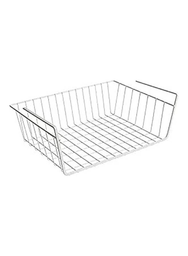 Under Shelf Basket White 30cm