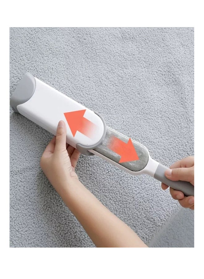 fashionhome Sticky Clothes Hair Remover Lint Brush White 7.5x5x33cm - Image 3