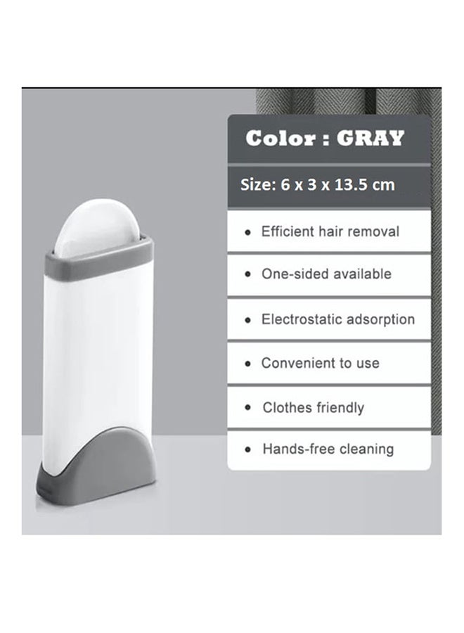 fashionhome Sticky Clothes Hair Remover Lint Brush White 6x3x13.5cm  - Image 3