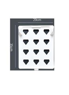 fashionhome 5 Pieces Fast Clothes Fold Closet Organization Board White 29x35cm  - Image 5