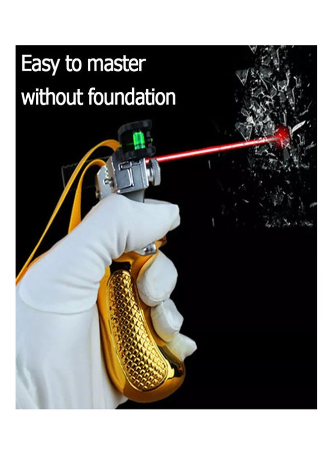 fashionhome - 360-degree Rotating Catapult Slingshot With Subframe Laser - Image 1