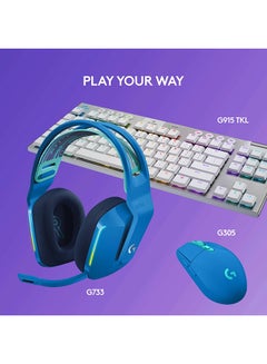 Logitech G733 Light Speed Wireless RGB Gaming Headset 51590  - Image 2