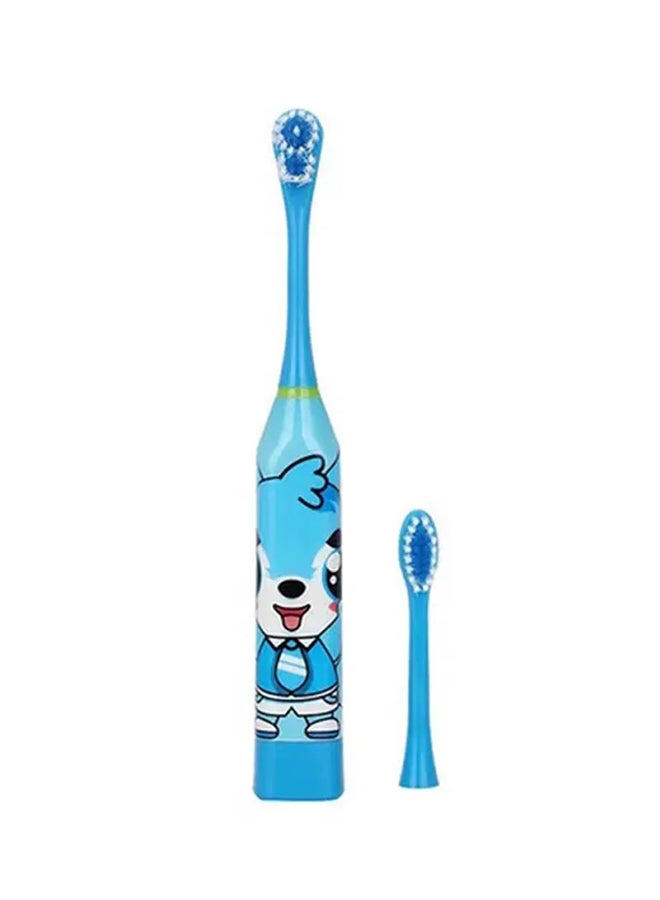 Children Automatic Ultrasonic Waterproof Electric Toothbrush With 2 Brush Heads - Image 1