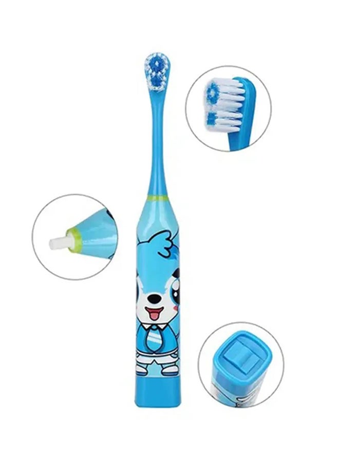 Children Automatic Ultrasonic Waterproof Electric Toothbrush With 2 Brush Heads - Image 2