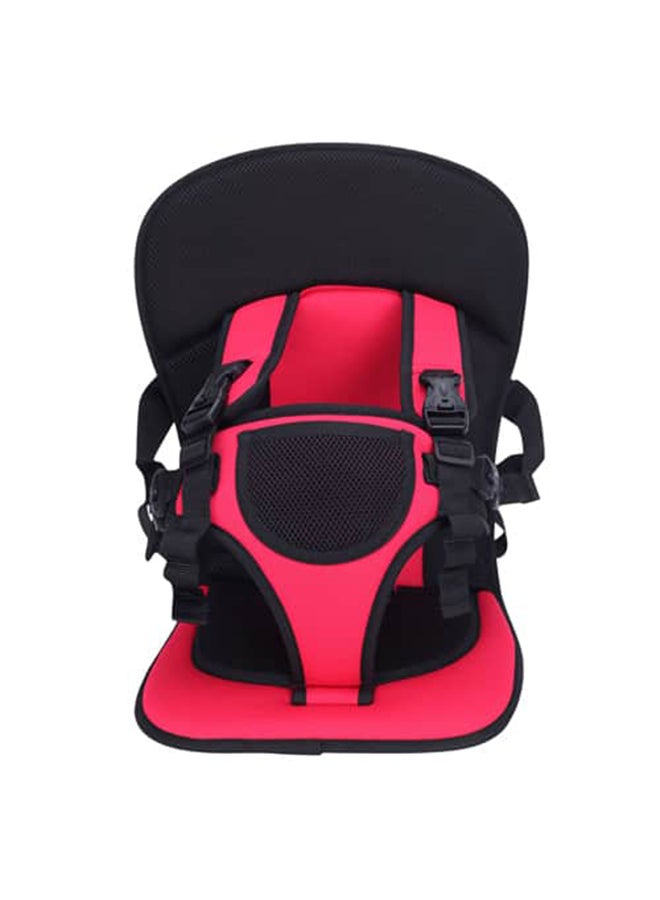 Ultra-Portable Multifunction Baby Car Soft Cushioned Safety Seat Chair Red  - Image 4
