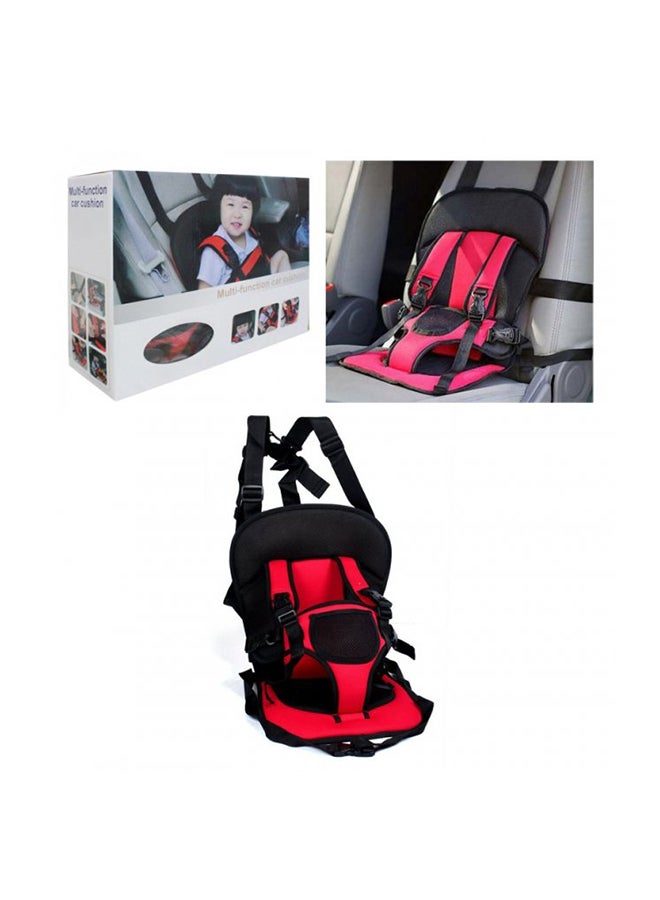 Ultra-Portable Multifunction Baby Car Soft Cushioned Safety Seat Chair Red  - Image 5
