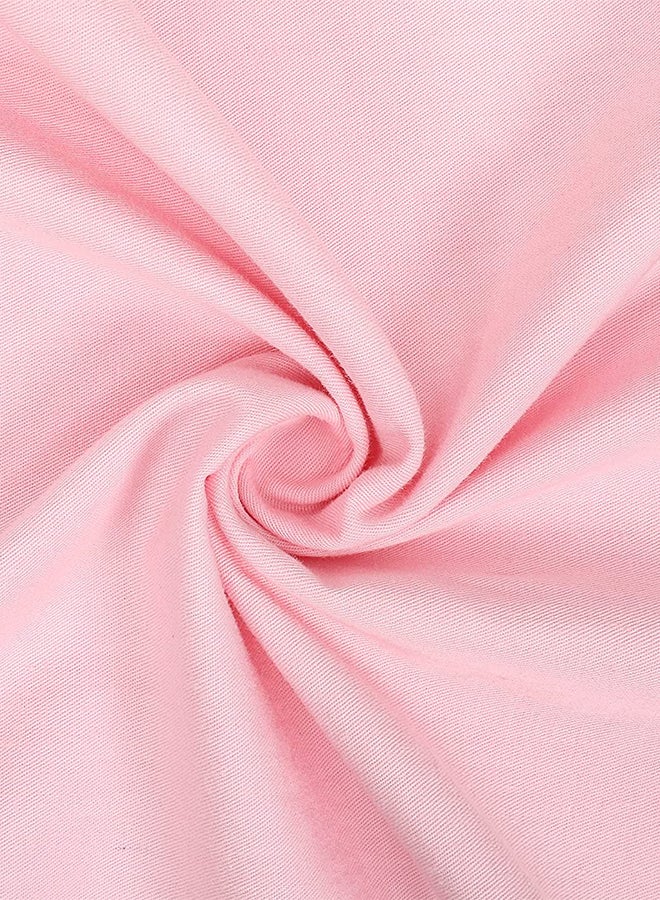 Generic - Ultra-Soft Cotton U-Shaped Maternity Pillow, Comfortable and Relaxing, Breathable Material, Pink Cotton Pink 120x80cm - Image 1