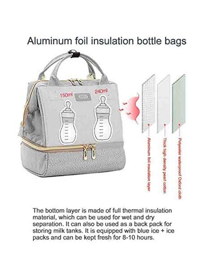 Mummy Maternity Multi-Function Baby Diaper Backpack Bag With Insulted Pocket  - Image 4