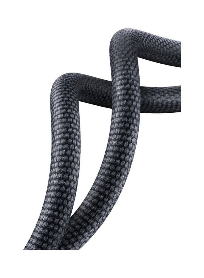 Baseus 100W USB-A to USB-C Cable Fast Charge, Aluminum Alloy Casing Nylon Braided Type-C Cable for Pad Air/iPad Pro, Samsung Galaxy S21/S10/S9/Plus, Huawei, Xiaomi and Many More (1.2M) Black - Image 3