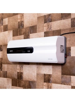 GEEPAS PTC Ceramic Wall Heater - Auto Oscillating | Adjustable Thermostat with 2 Heat Settings Overheat Protection 2000.0 W GWH28515 White/Black  - Image 4