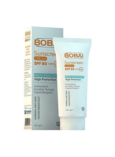 Sun Block Cream SPF80 White 50grams