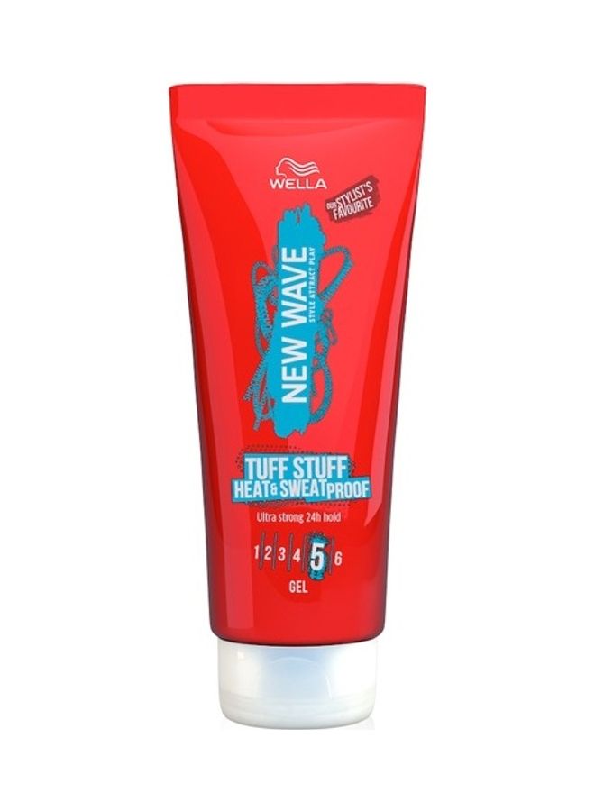 WELLA - New Wave Tuff Stuff Heat & Sweat Proof Gel Clear 200ml - Image 1
