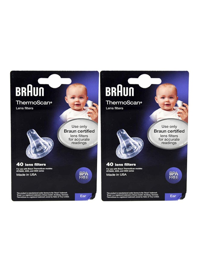 BRAUN - 40-Piece Thermo Scan Lens Filters With BPA-free, and latex-free, Comfortably Designed - Image 1