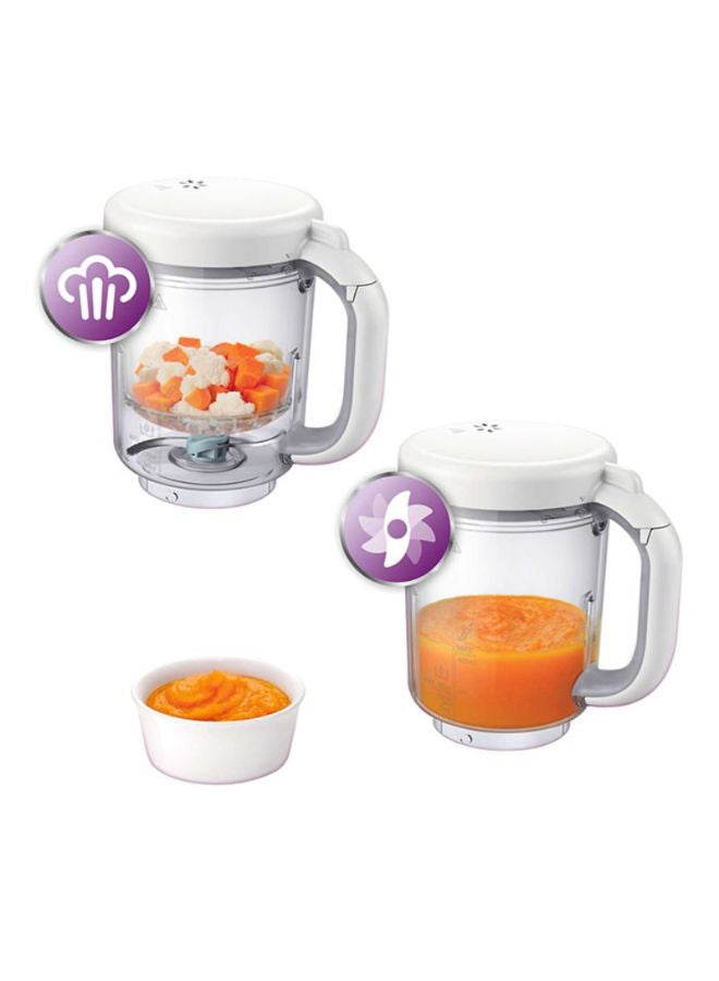 PHILIPS AVENT Quick Cook Steamer And Blender Essential Baby HealthyFood Maker - SCF862- 01  - Image 4