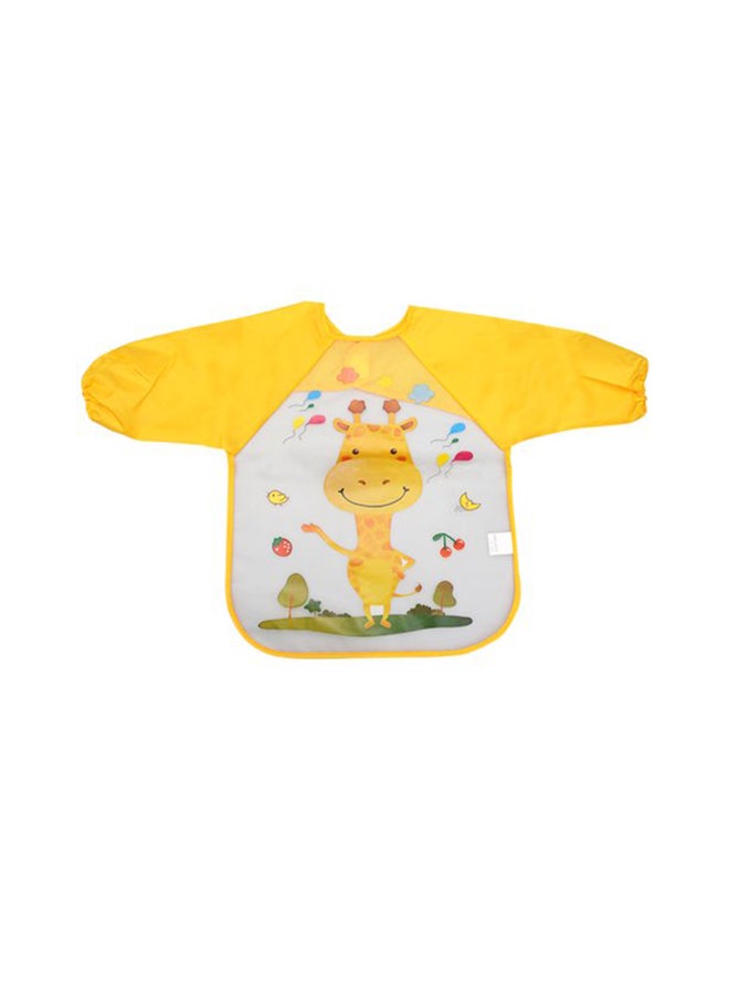 Generic Cute Cartoon Animals Waterproof Colorful Printed Children Full Sleeve Bib  - Image 2