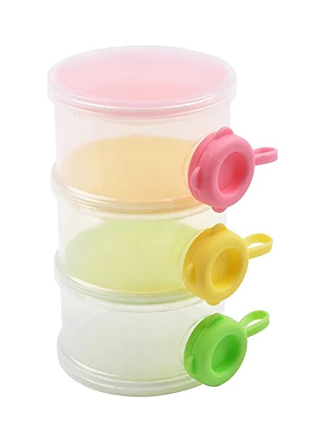 Perfect Life Ideas - 3-Layer Portable Separate Leak Proof Baby Milk Powder Container With Individual Lid - Image 1