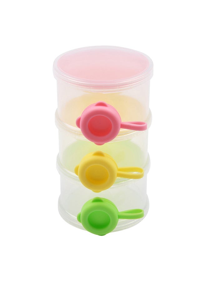 Perfect Life Ideas - 3-Layer Portable Separate Leak Proof Baby Milk Powder Container With Individual Lid - Image 1