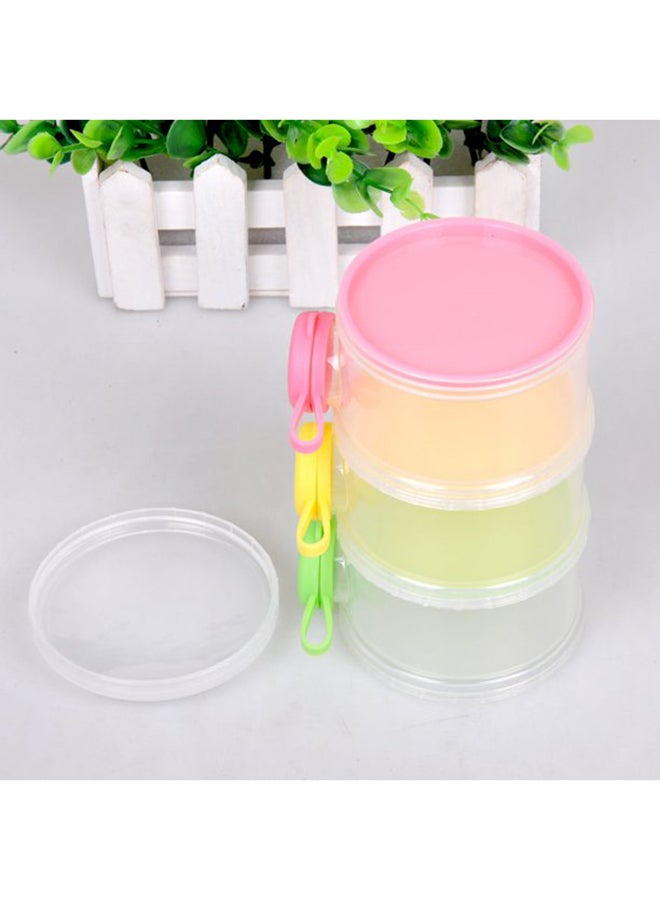 Perfect Life Ideas - 3-Layer Portable Separate Leak Proof Baby Milk Powder Container With Individual Lid - Image 1