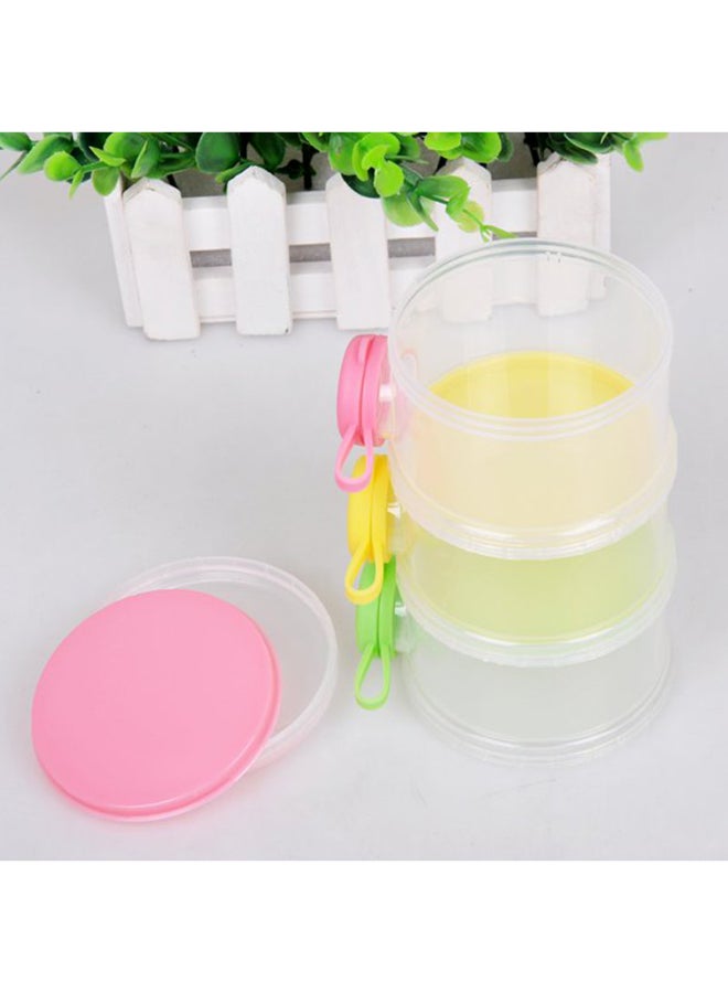 Perfect Life Ideas - 3-Layer Portable Separate Leak Proof Baby Milk Powder Container With Individual Lid - Image 1