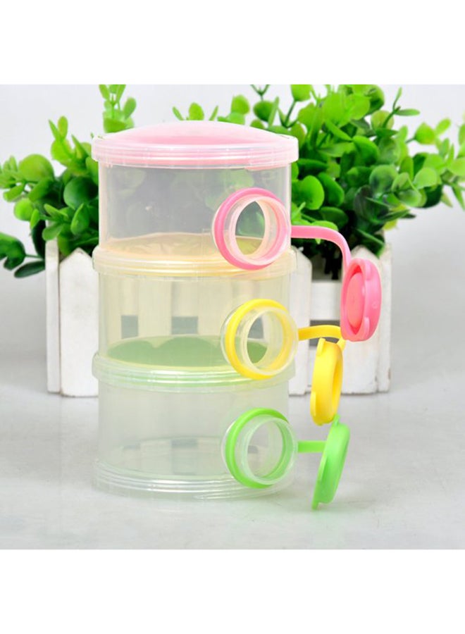 Perfect Life Ideas - 3-Layer Portable Separate Leak Proof Baby Milk Powder Container With Individual Lid - Image 1