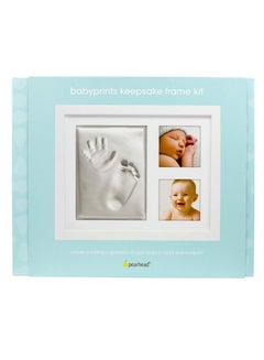 Keepsake Baby Hand And Foot Print Casting Mold With Photo Frame Memory Kit - White - v1649079999/N22018944A_4