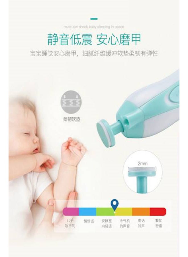 مجموعة أدوات قص الأظافر الكهربائية 6 في 1 مع إضاءة LED للأطفال - Image 5