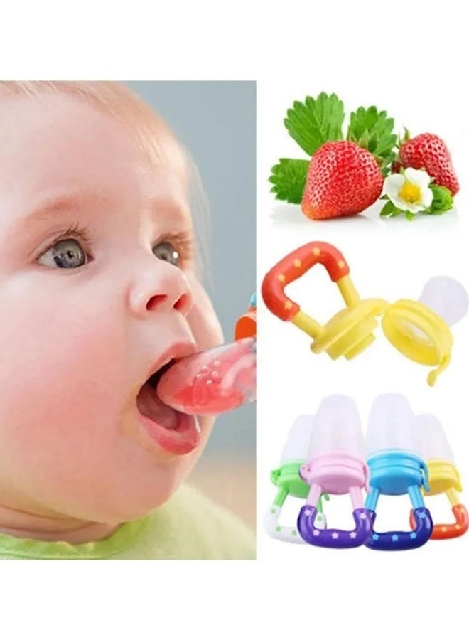 Fresh Food Feeder Pacifier Silicone Baby Teether Toy For Children - Blue - Image 3