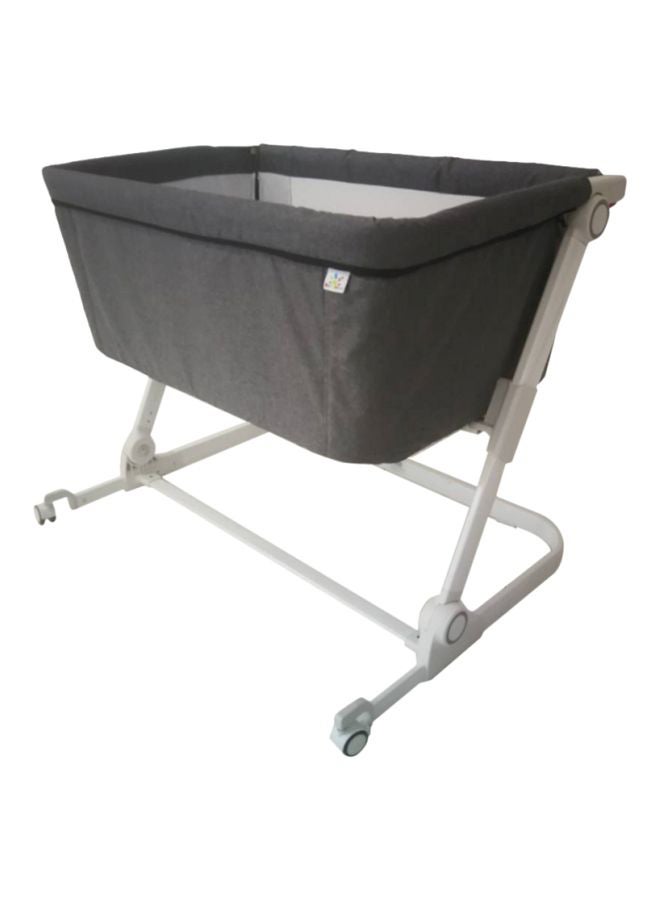Baby love 3-In-1 Deluxe Multifunctional Swing Baby Bassinet Cradle With Adjustable Height - Grey  - Image 2