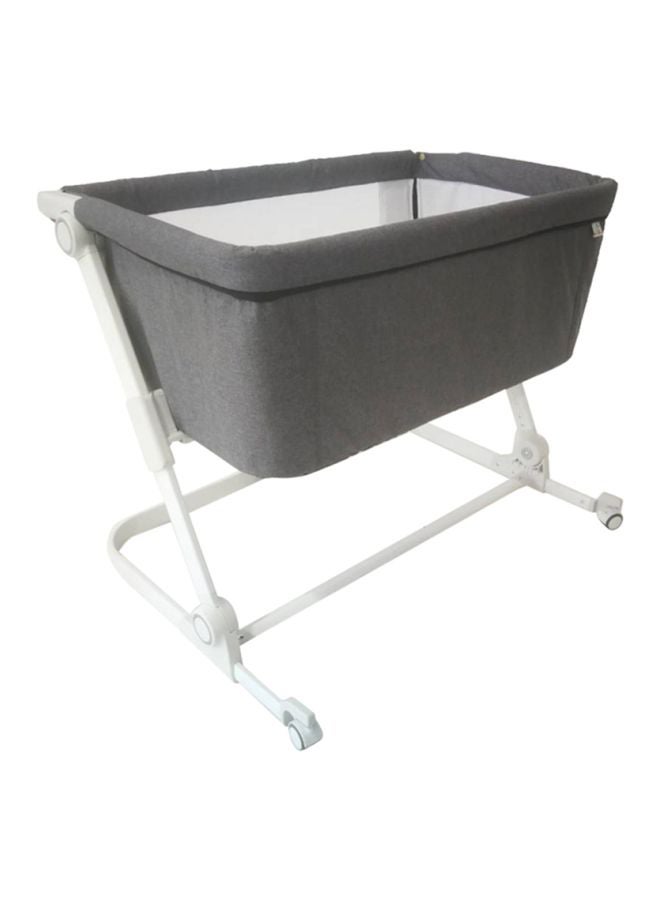 Baby love 3-In-1 Deluxe Multifunctional Swing Baby Bassinet Cradle With Adjustable Height - Grey  - Image 3