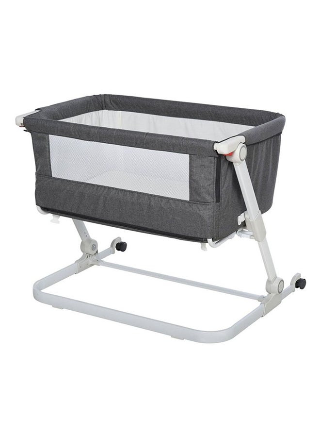 Baby love 3-In-1 Deluxe Multifunctional Swing Baby Bassinet Cradle With Adjustable Height - Grey  - Image 4
