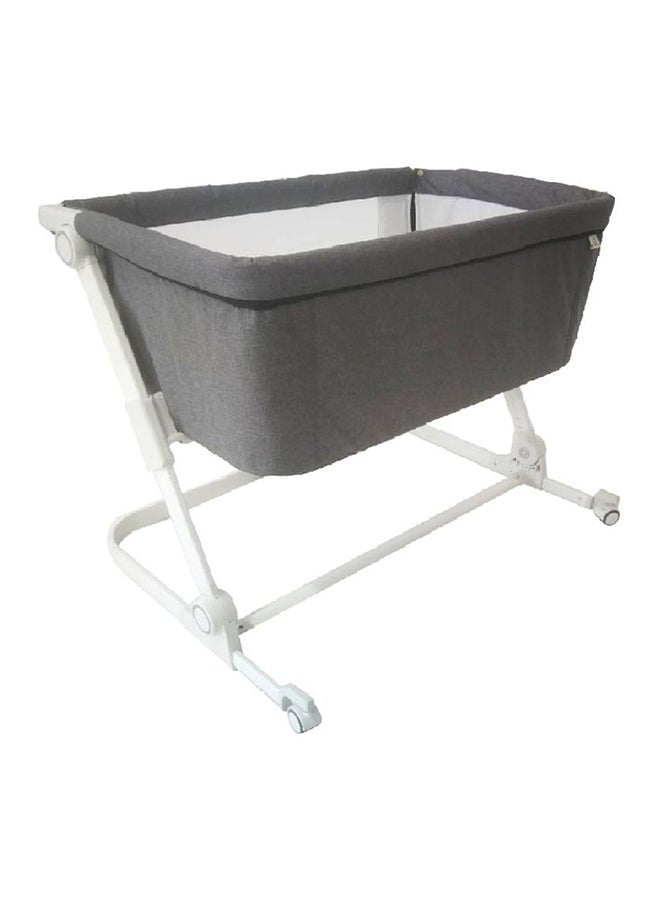 Baby love 3-In-1 Deluxe Multifunctional Swing Baby Bassinet Cradle With Adjustable Height - Grey  - Image 5