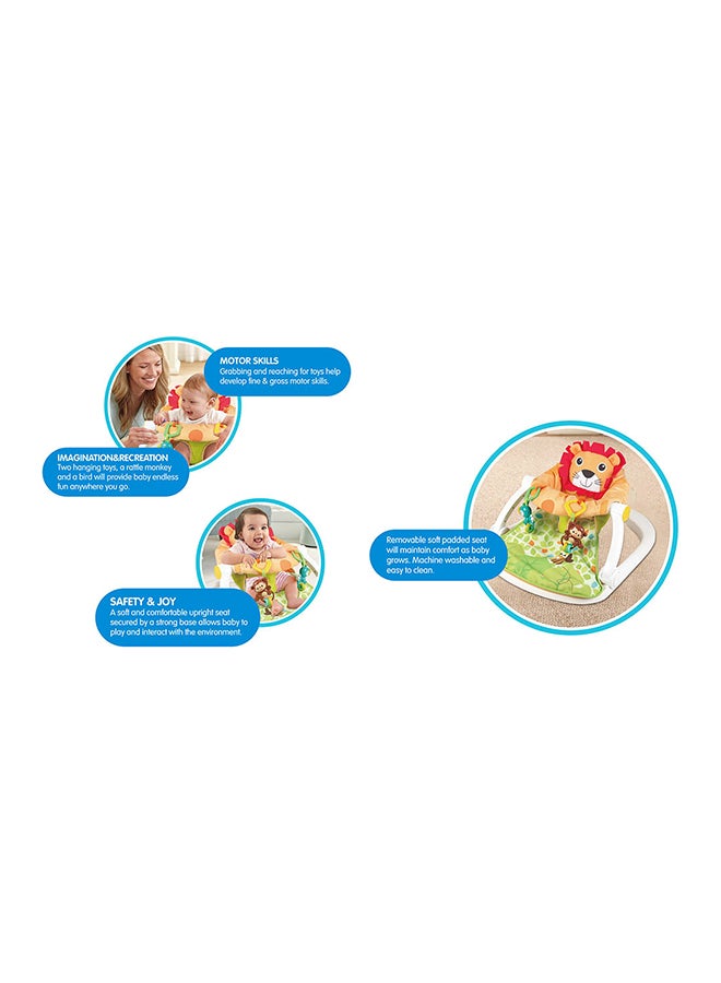 Baby love - Foldable, Portable Design Floor Padded Seat With Light, Music, Comfortable and Relaxed - Image 1