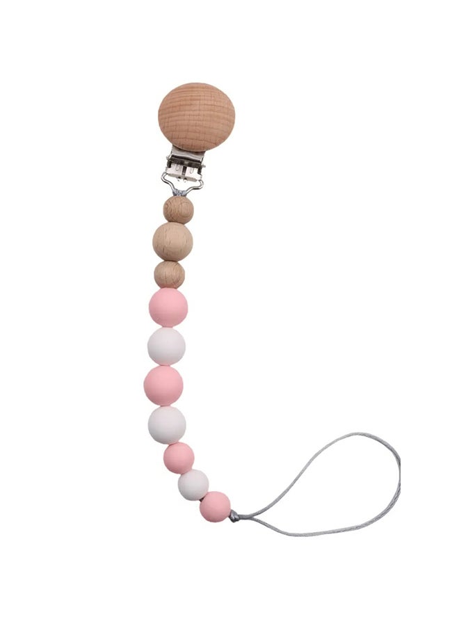 Baby Beads Chain Rope Anti-Drop Pacifier Clip Teether Nipple Holder Leash  - Image 2